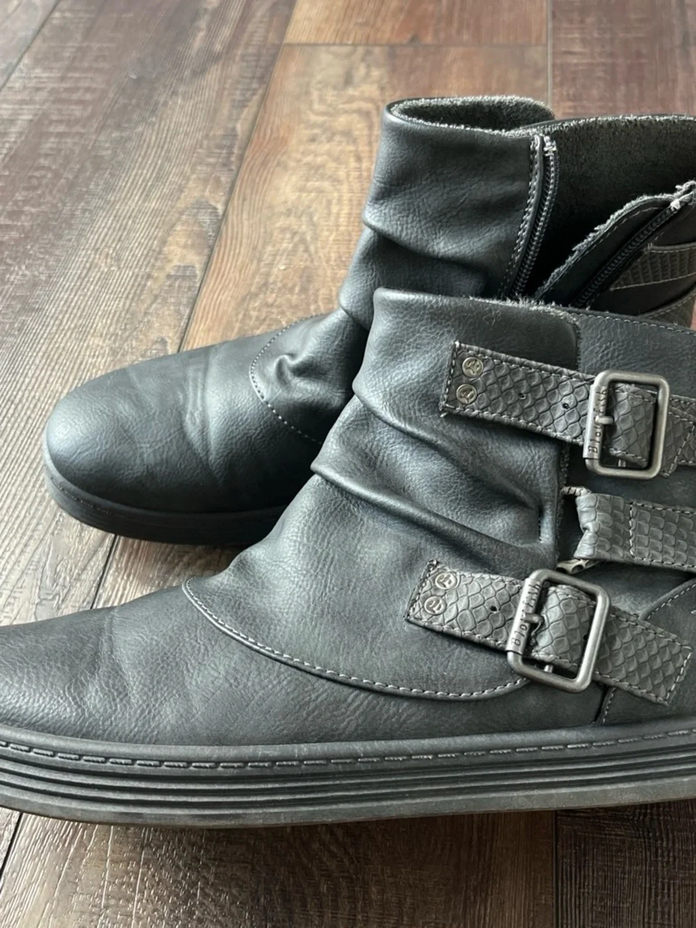 Blowfish Malibu Ankle Boots with Side Zip